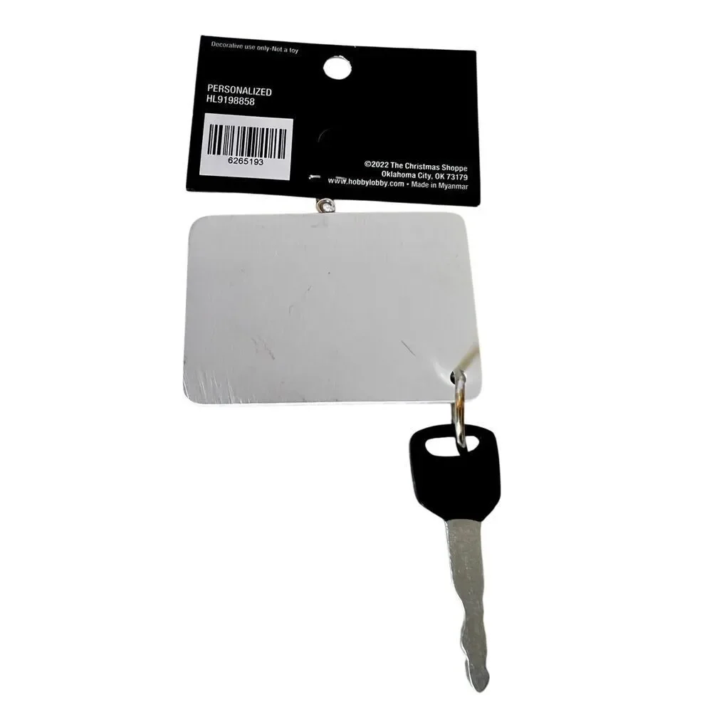 New-Driver's License & Key-Custom-Christmas Ornament-Great For “New Driver”-